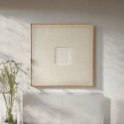 Square Framed Decoration - Woven Wall Hanging Bedroom Art For Living Room Natural Fiber Decor Boho Diskuer - thumbnail 3
