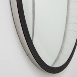 Orbis??? Stunning Round Convex Mirror With Polished Stainless Steel Frame - thumbnail 3