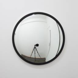 Orbis??? Decorative Round Convex Mirror With Polished Stainless Steel Frame - thumbnail 4