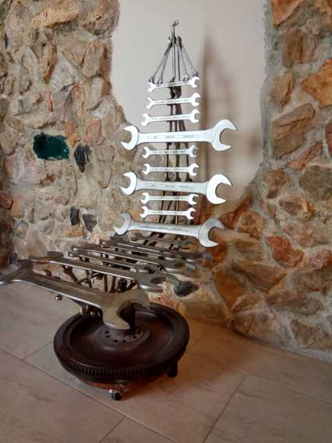 Metal Wrench Chair Industrial - image 1