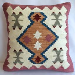 Silk Kilim Pillow Cover 16 - thumbnail 4