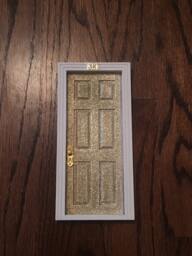 Wooden Sparkly Tooth Fairy Door - thumbnail 1