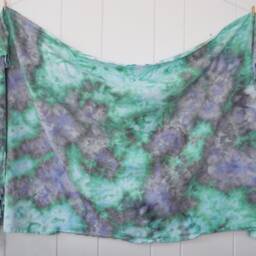 Custom Hand-Dyed Turkish Cotton Towel Tie-Dye Peshtemal - thumbnail 2