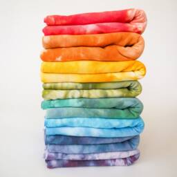 Custom Hand-Dyed Turkish Cotton Towel Tie-Dye Peshtemal - thumbnail 3