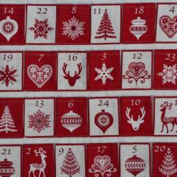 Advent Calendar, Personalized Calendar, Expanding Pocket Advent Wall Hanging Calendar - thumbnail 2
