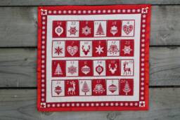 Advent Calendar, Personalized Calendar, Expanding Pocket Advent Wall Hanging Calendar