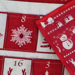 Advent Calendar, Personalized Calendar, Expanding Pocket Advent Wall Hanging Calendar - thumbnail 4