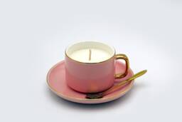 Cuppa Candle // Pink Pastel 160G Soy Wax - thumbnail 1
