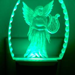 Angel With Harp Night Light - thumbnail 2