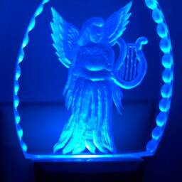 Angel With Harp Night Light - thumbnail 4