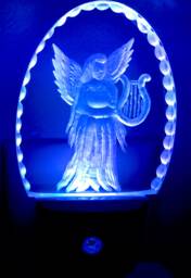 Angel With Harp Night Light - thumbnail 1