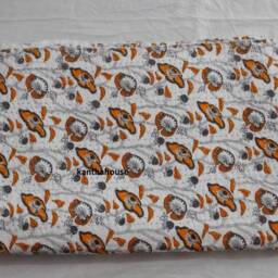 Handmade Cotton Kantha Quilt, Indian Bedspread Throw - 60 X 90 Inches - thumbnail 2