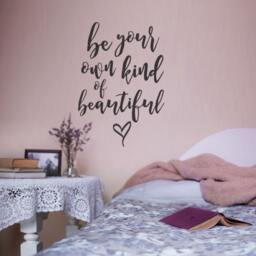 Be Your Own Kind Of Beautiful Vinyl Wall Decal - Inspirational Quote - thumbnail 2