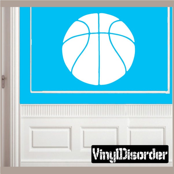 Basketball Vinyl Wall Decal Or Car Sticker - Basketballst016Et - image 1