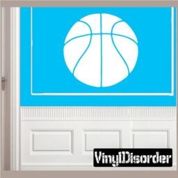Basketball Vinyl Wall Decal Or Car Sticker - Basketballst016Et - thumbnail 1