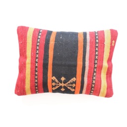 Kilim Pillow Kilim 14x20 Moroccan Cushion Cojines 20 Covers Bohemian Perzisch Kussens Wool 35x50 Lumbar - thumbnail 1