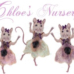Girls Nursery Art, Mouse Ballerinas Wall Decal - thumbnail 2