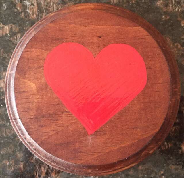 Rustic Wood Heart Wall Decor - image 1