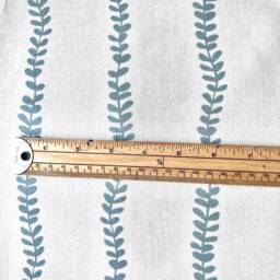 1427. Isabella Trail Duck Egg On White 100% Cotton Cushion Cover, Various Sizes - thumbnail 3