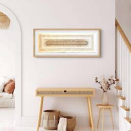Handmade Mexican Amate Paper Wall Art - Xl 15.5X47 Modern - Unframed - thumbnail 3