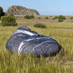 Outdoor Bean-Bag Chair Katsu. Model Shanti. Foam Rubber Inside - thumbnail 2