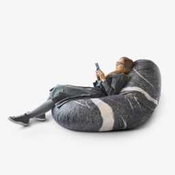 Outdoor Bean-Bag Chair Katsu. Model Shanti. Foam Rubber Inside