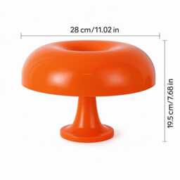 Retro Mushroom Led Lamp Usb Minimalist Night Light - thumbnail 3