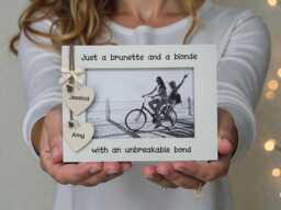 Personalised Friend Photo Frame, Friendship Gift - thumbnail 1