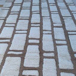 Moroccan Beni Ourain Large Rug Berber Handwoven Brown Rug - thumbnail 3