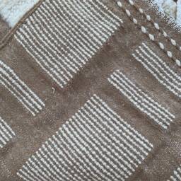 Moroccan Beni Ourain Large Rug Berber Handwoven Brown Rug - thumbnail 4