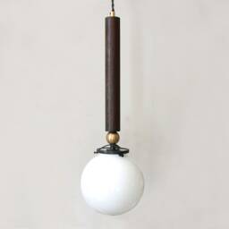 Black & Gold Modern Pendant Light Ceiling Fixture With Glass Globe Shade Kitchen Lighting Bathroom Lights - thumbnail 2