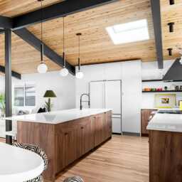 Black & Gold Modern Pendant Light Ceiling Fixture With Glass Globe Shade Kitchen Lighting Bathroom Lights - thumbnail 4