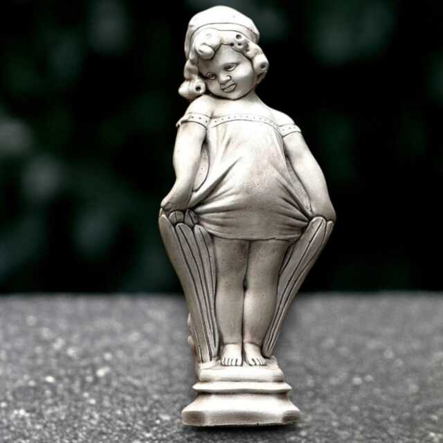 Concrete Children Sculpture Stone Girl Statue Outdoor Memorial Figurine Garden & Home Decor Handmade Children Lover Gift - image 1
