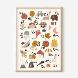 Set Of Gallery Wall Prints For A Playroom, Girls Bedroom Or Nursery - Prints Only - thumbnail 3