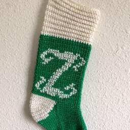 Monogrammed Christmas Stocking - Personalized - thumbnail 2