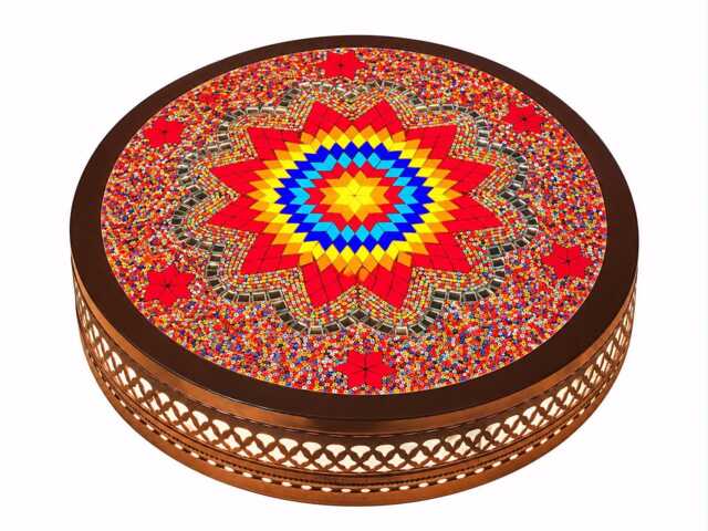 Flush Mount, Ceiling Flush Mosaic Lamp, Wall Multi Color Living Room Colourful Lamp - image 1