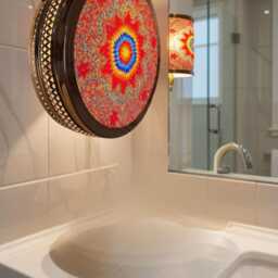 Flush Mount, Ceiling Flush Mosaic Lamp, Wall Multi Color Living Room Colourful Lamp - thumbnail 2