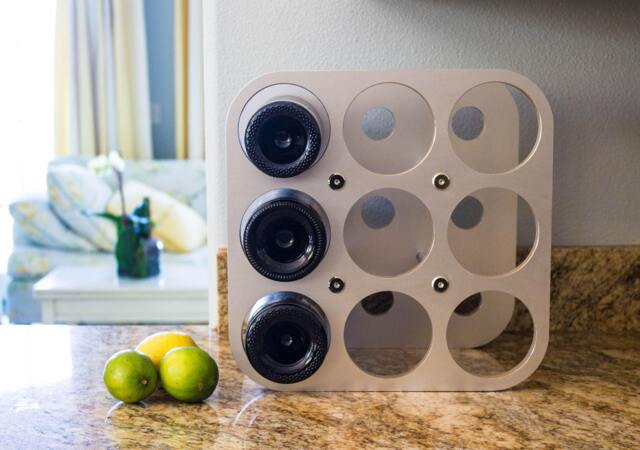 Modern/Contemporary Eased Tabletop Wine Rack/Wine Storage - image 1