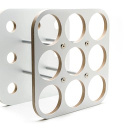 Modern/Contemporary Eased Tabletop Wine Rack/Wine Storage - thumbnail 2