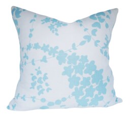 Blue Floral Linen Pillow Cover China Seas Lysette Throw - thumbnail 1