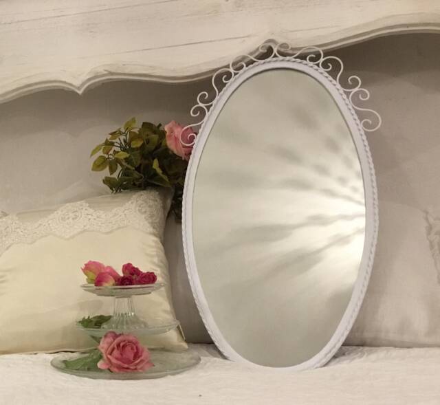 Art Nouveau Iron Mirror - image 1