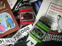 The Afterlife Candle Set - Two 9 Ounce Soy Wax Glass Jar Beetlejuice