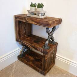 Side Table Coffee Handmade Industrial - thumbnail 2