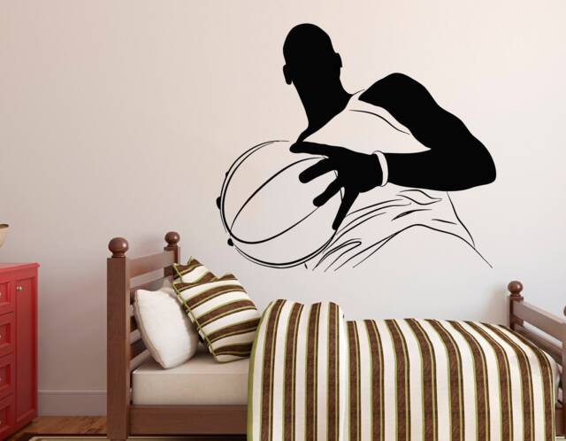 Custom Basketball Player Wall Decal Removable Vinyl Decor 2267 - image 1
