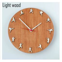 Handmade Wooden Wall Clock Cottage Bird & Cage Design - thumbnail 4