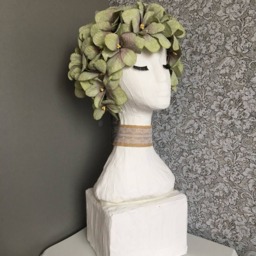 Gypsum Fairy Goddess Bust Statue - thumbnail 3