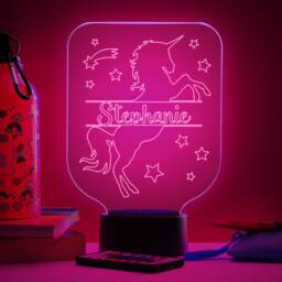 Personalised Unicorn Night Light Color Changing Led Kids Lamp - thumbnail 1