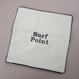 Personalised Piped Cotton Canvas Cushion Cover - thumbnail 3