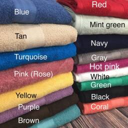Embroidered Shark Cotton Bath Towel, Personalized Kids Towel - thumbnail 4
