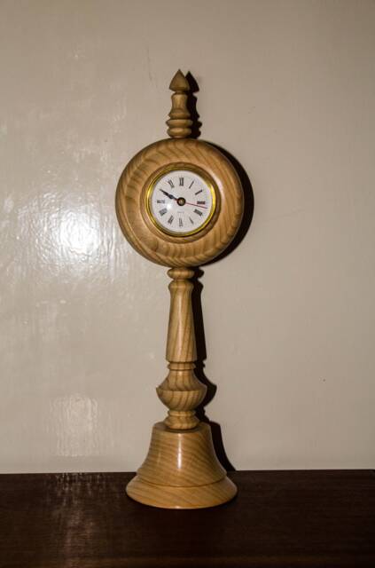 Ash Pedestal Clock - image 1